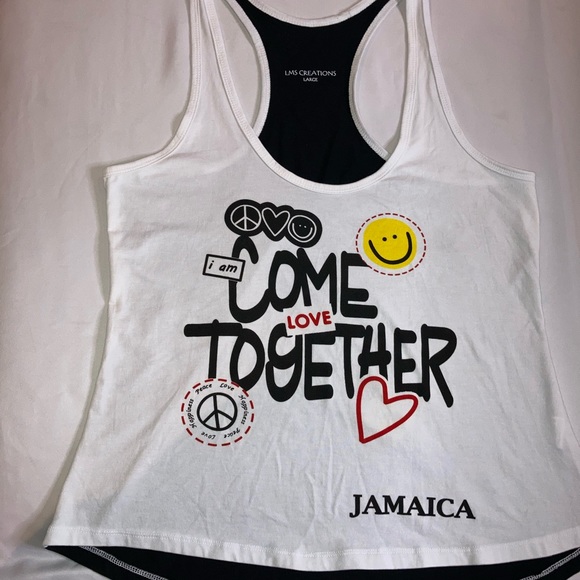 JAMAICA TOP💕WOMEN’S SIZE L💕LMS CREATIONS💕 - Picture 1 of 5
